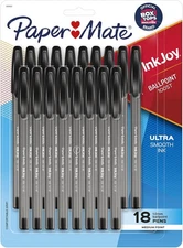 Paper Mate InkJoy 100ST Ballpoint Pens, Medium 1 Count (Pack of 1), Black 
