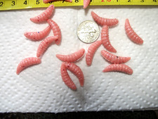 200-7/8"-crappie panfish-trout-scent-grubs-soft plastic wax worms-jigs-larva-lot