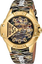 Just Cavalli Scudo R7253704017 Orologio Donna Acciaio Oro Quadrante Dorato