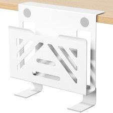 MAXECHO Desk Side Storage, Under Desk Laptop Mount, Table Side Hanging File O...