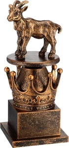 Goat Trophy Greatest of All Time Sculpture Trophy Funny Goat Office Awards fo... - Picture 1 of 6