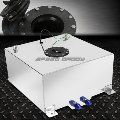 #ad 20 GALLON 78 LITER POLISHED ALUMINUM RACING DRIFT FUEL CELL TANKLEVEL SENDER $101.16