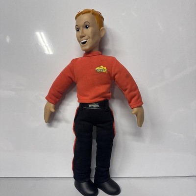 The Wiggles 15'' Murray Red Talking Singing Music Plush 2003 Stuffed Tested Works