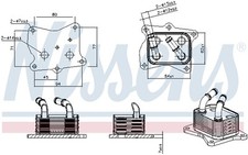 NISSENS 91569 Ölkühler, Motoröl für HYUNDAI,KIA