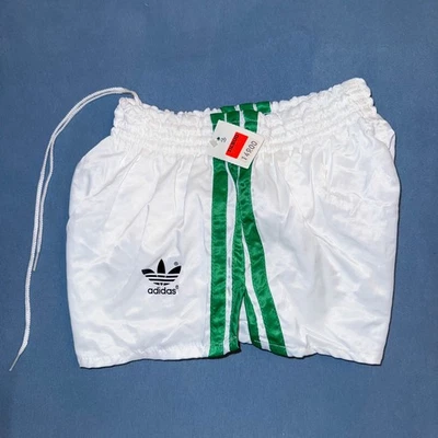 Vintage Adidas Nylon Short Shiny Racer Sprinter Made in West Germany Retro D3 S - Bild 1 von 4