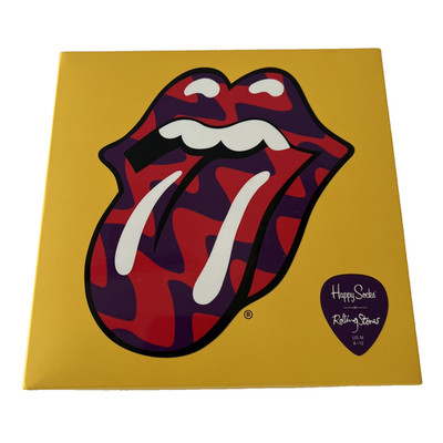 Happy Socks Rolling Stones 3 Pairs Rock & Roll Sock Size 10-13 NIB