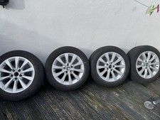 Audi a6  17in Alloy Wheels and Tyres Set 4 Pcd112 Fitment 5 Stud Silver