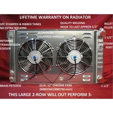 1968-1972 Chevy Chevelle With Ls Motor Swap Aluminum Radiatorshroud Dual Fans 1968-1972 Chevy Chevelle With Ls Motor Swap Aluminum Radiatorshroud Dual Fans