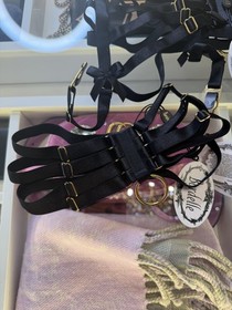 Bordelle Lingerie Set Bra Belt Garter  