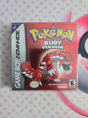 Pokemon Ruby Version CIB + Inserts (Game Boy Advance) Authentic - New Battery
