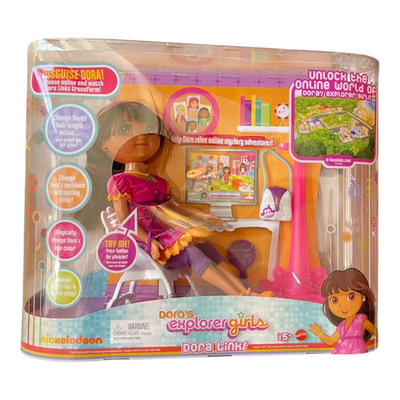 Dora The Explorer Girls Dora Links Doll Computer Online Game New