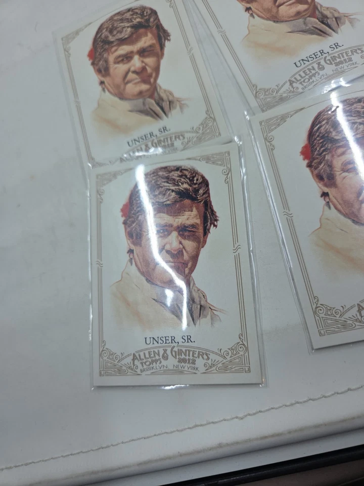 Lot of 5 2012 CARDS TOPPS ALLEN GINTER BB AUTO RACING CHAMPION AL UNSER SR. #237 - Image 4 of 4
