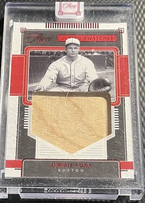 2022 Jimmie Foxx Red Sox 6/6 Panini Three and Two Jumbo Swatches Game Bat #JS-JF