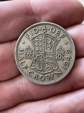 Great Britain King George VI Cupro-Nickel Half Crown - 1949
