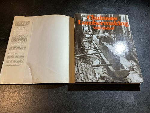 Chainsaw Lumbermaking by Will Malloff 1982 Hardcover Home Lumbermill Micro Mill - Picture 2 of 20