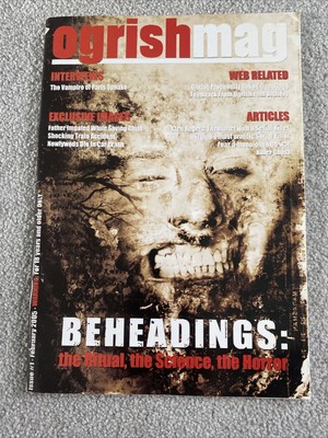 Ogrish Magazine Issue 1 Original RARE!! Collectors (very graphic Content 18+)