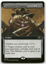 Cursecloth Wrappings (Extended Art) #383 MTG Aetherdrift NM X1