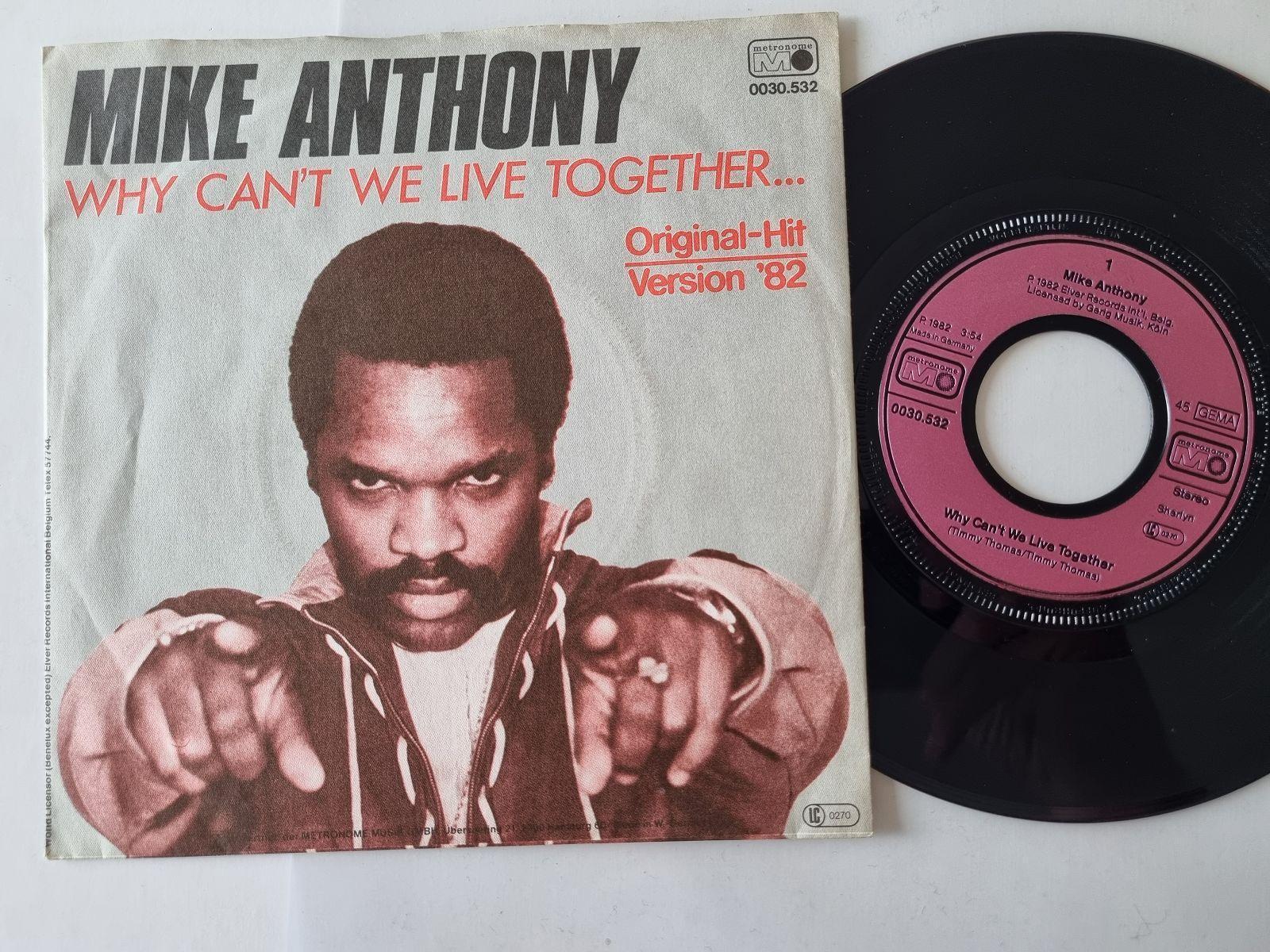7"" Single Mike Anthony - Why can't we live together Vinyl Germany