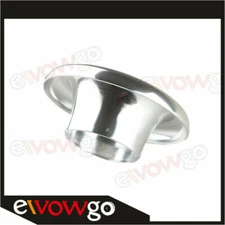 3" inch Velocity Stack For Short Ram Cold Air Intake Turbo Horn Adapter Silver