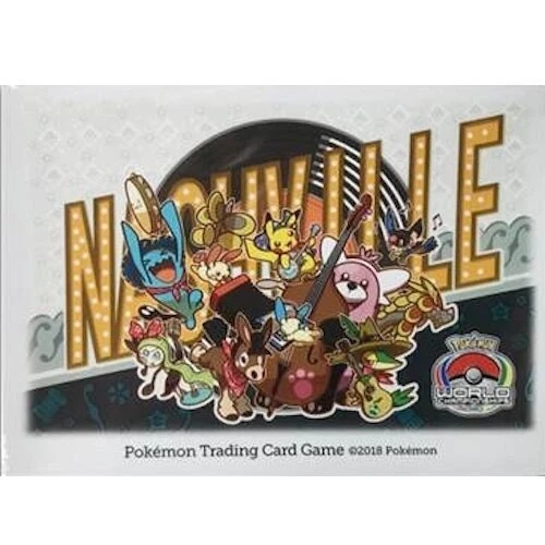THE POKÉMON COMPANY 1 sleeve Pokemon Nashville World Championships Card Game Pikachu (2018)