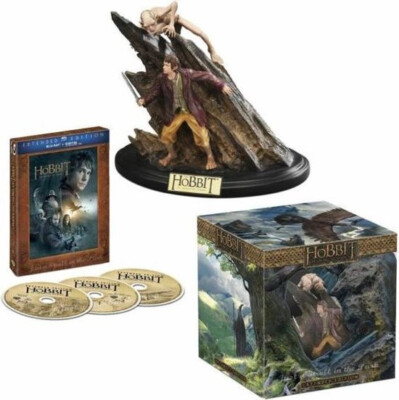 Der Hobbit - Eine unerwartete Reise -  5 Disc Bluray + 3D - mit Figur - NEU- OVP