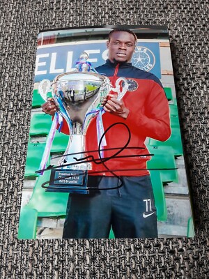 Signiertes Foto Mamadou Fall White Star NEU  MEGA RAR 