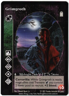 Grimgroth Tremere 25th Anniversary 2022 V:TES VTES Vampire CCG