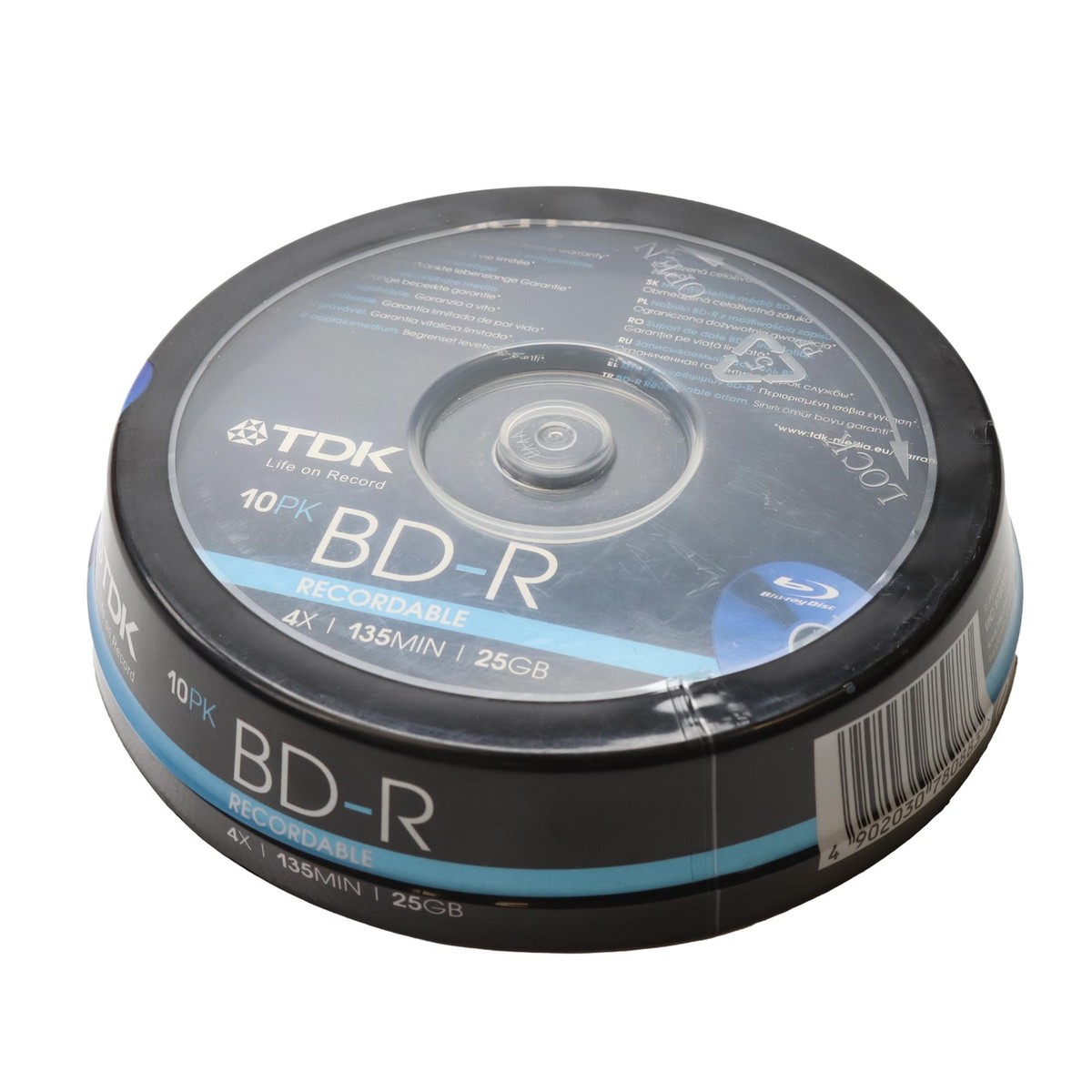 大追跡　ＢＤ－ＢＯＸ（Ｂｌｕ－ｒａｙ　Ｄｉｓｃ） TDK Blu-ray Disc BD-R (4x) 25GB - 10 Pack Cakebox - T78088
