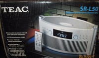 Teac Sr-l50 Tabletop Clock Radio, Cd Stereo System With Remote - In Box Teac Sr-l50 Tabletop Clock Radio, Cd Stereo System With Remote - In Box