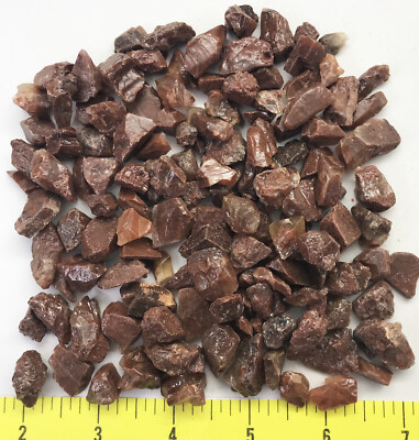 CALCITE Red size S to M (1/2'' to 1'') - rough - 1/2 lb