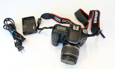 Canon EOS 50D SLR Digital Camera & lens -Operational w/ Minor Issue Shutter 4866