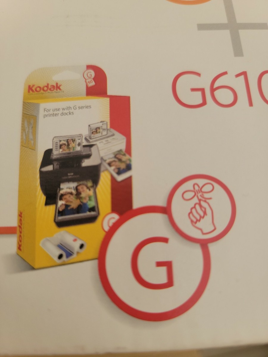 Kodak Easy Share G610 Docking Station Photo Printer W/New Ink
