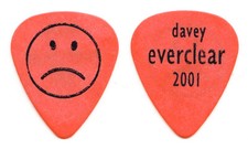 Everclear David LoPrinzi Orange Guitar Pick - 2001 Tour