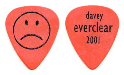 Everclear David LoPrinzi Orange Gitarren-Pick - 2001 Tour