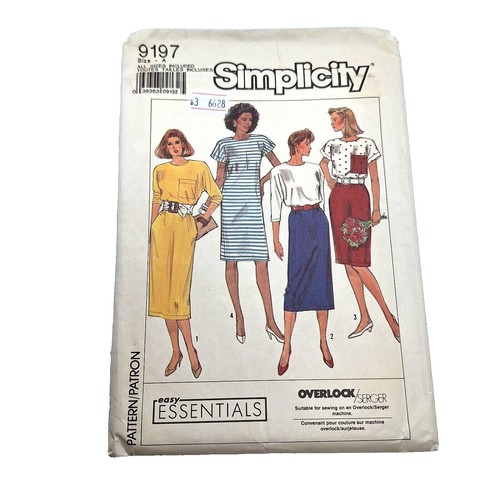 Vintage 70's Maxi Peasant Dress Pattern Simplicity 9446 Size 9