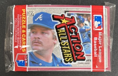 1983 Donruss Action All Stars Pack Bob Horner Braves Top Mike Schmidt Phillies
