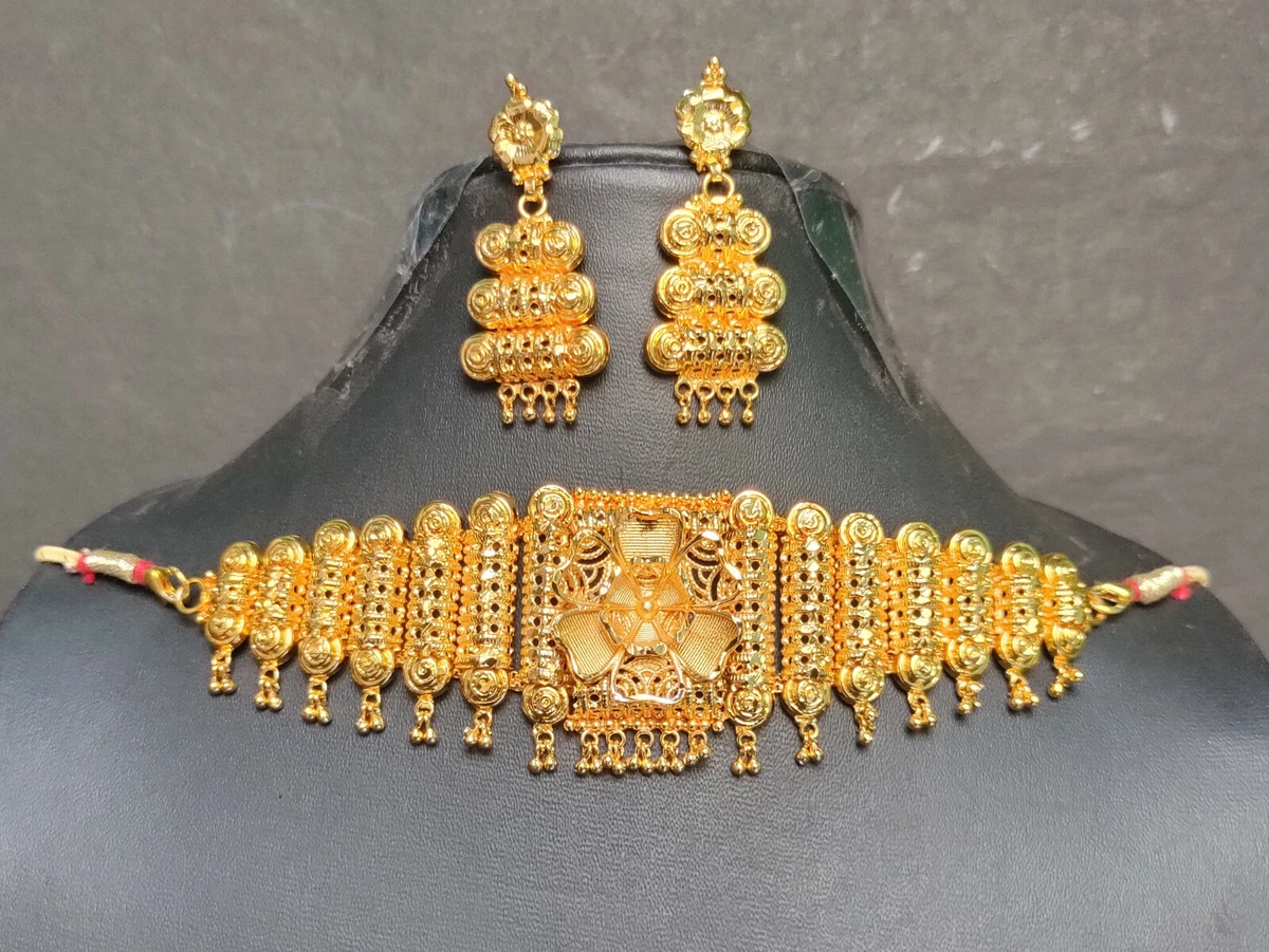 Indian Gold Plated Bollywood Style CZ Pearl Changeable Stud Earrings Jewelry  Set | eBay