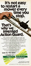 Vintage Print Ad 1984 Action Guard Blade Clutch MTD Products Lawn Mowers Blades