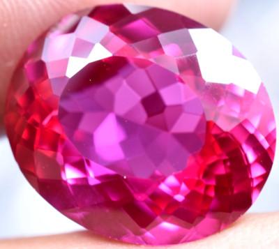 Extremely Rare & Natural 26.10 Ct SUNRISE RUBY  GGL Certified Loose Gemstone