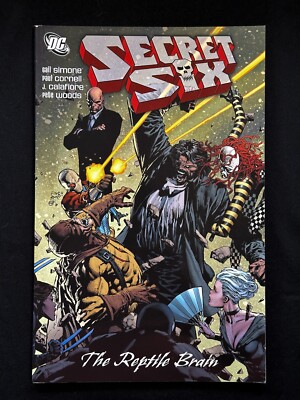 SECRET SIX: The Reptile Brain (DC Trade Paperback 2011) Gail Simone!