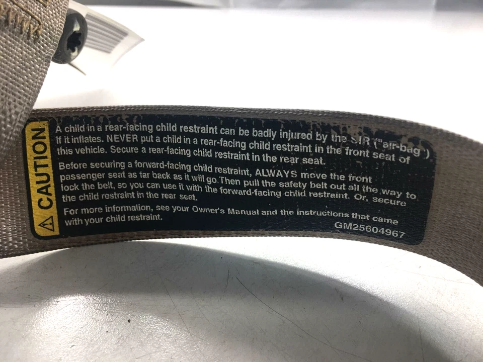 Cinturón de seguridad delantero derecho pasajero SATURN SERIE S 2000-2002 vagón Foto 4 de 4