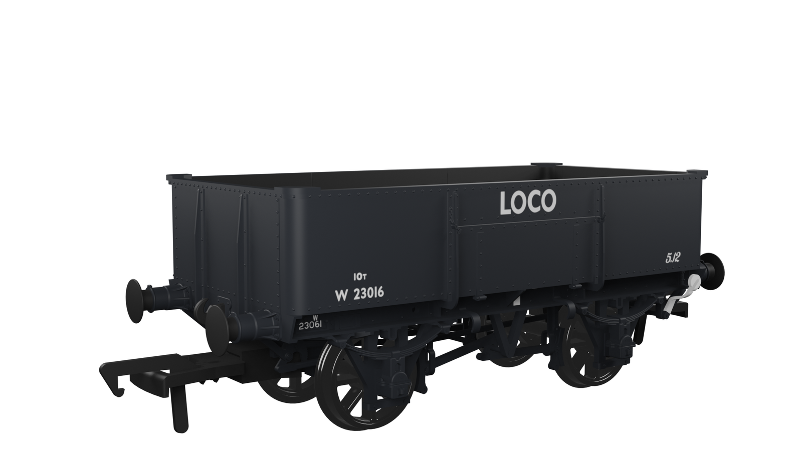 Rapido Trains 977008 OO Gauge Diagram N19 Loco Coal Wagon-BR No.23016