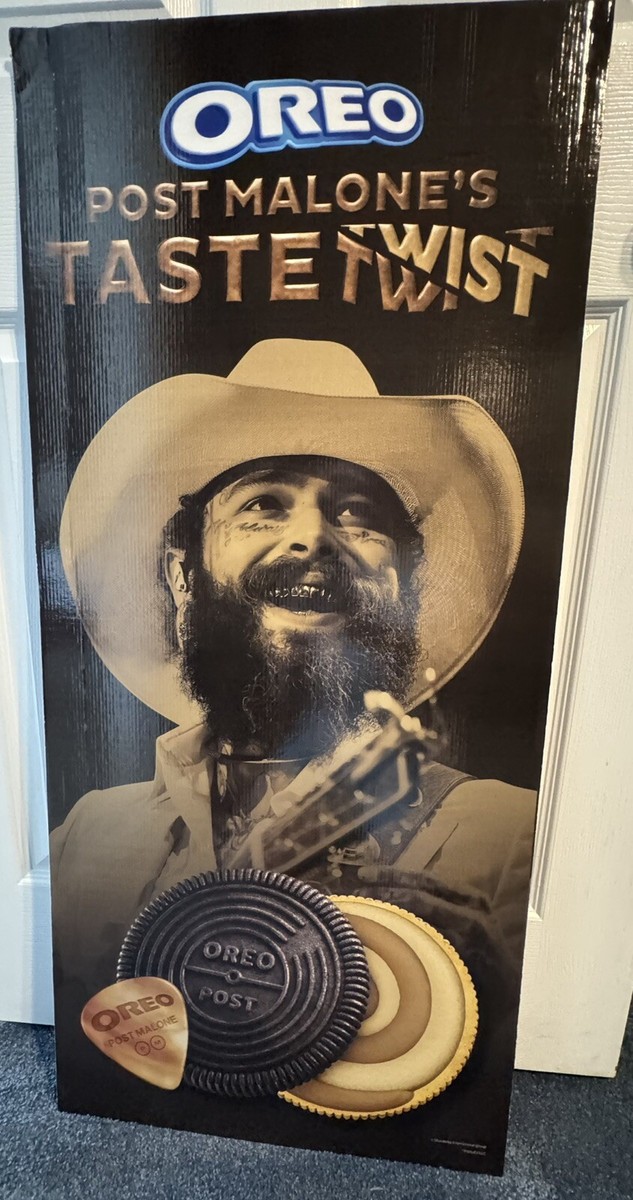 OREO POST MALONE EDITION SALTED CARAMEL ***Cardboard DISPLAY
