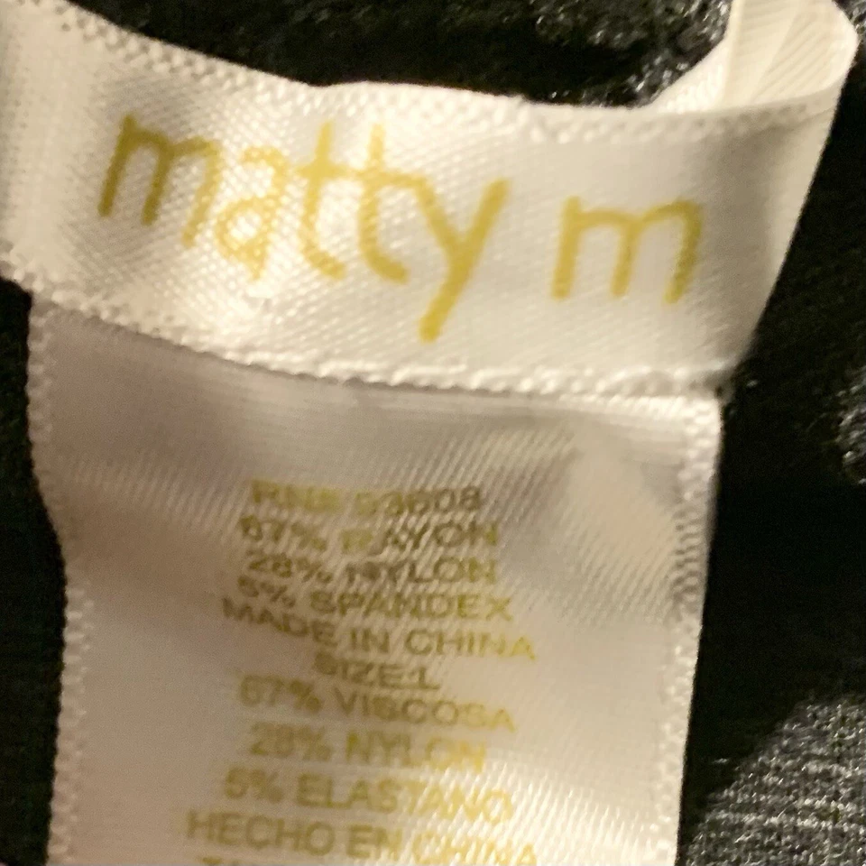 Matty M Leggings Mujer Grandes Gris Oscuro Ponte Tobillo Suave Elastizado Cintura Cómoda Foto 4 de 4