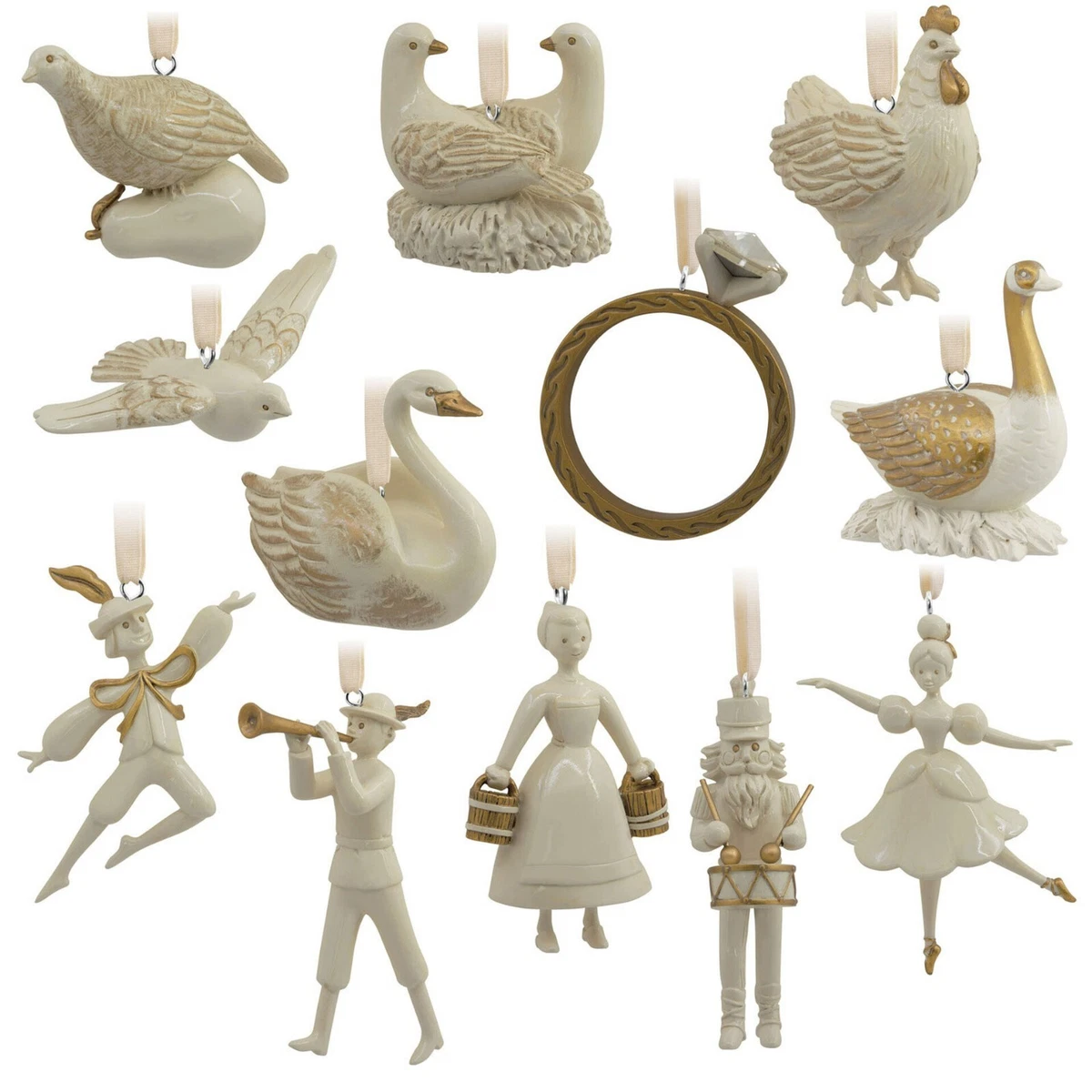 Hallmark The 12 Days of Christmas Hallmark Ornaments, Set of 12  New  Sealed Box | eBay