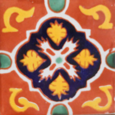 90 Mexican Tiles Talavera Ceramic Handmade Mexico #C101