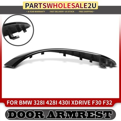 Left Interior Door Pull Handle Trim Cover for BMW 328i 428i 430i F30 F32 Black