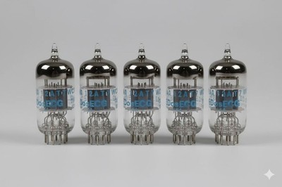 5x NOS Philips JAN 12AT7WC / 12AT7 / ECC81 Preamp Tubes 5 Pack Sleeve Free Ship