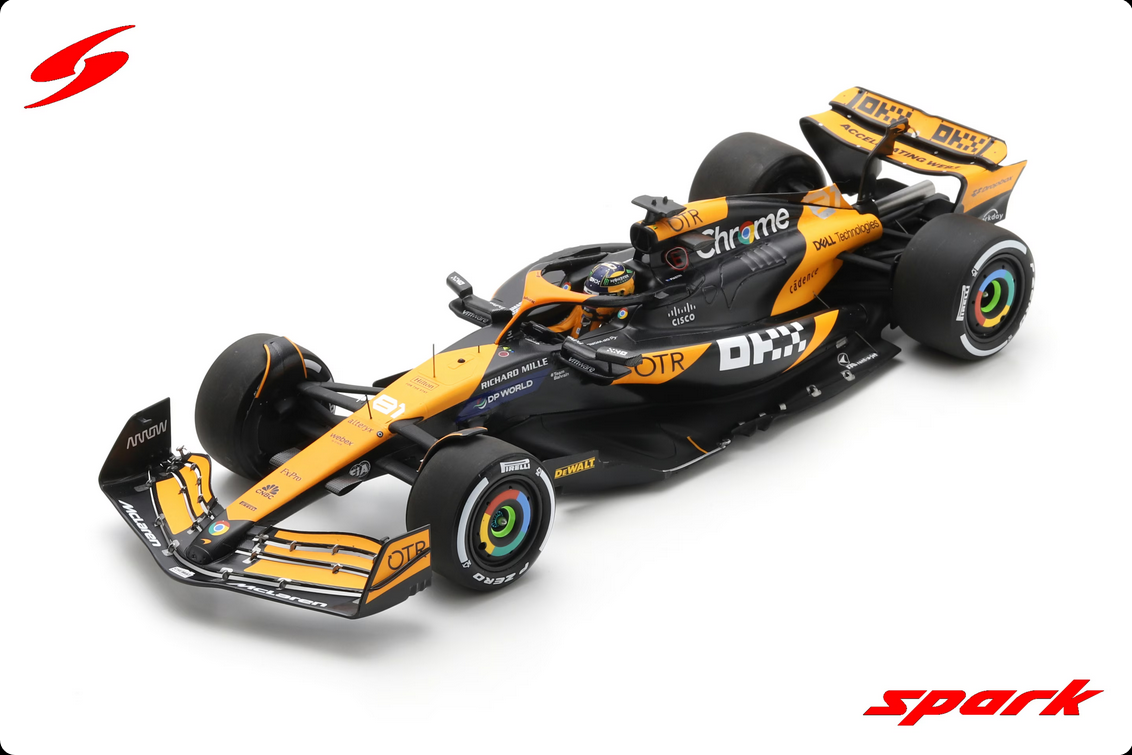 1:18 Spark 18S987 Oscar Piastri McLaren MCL38 #81 4th Australian GP 2024