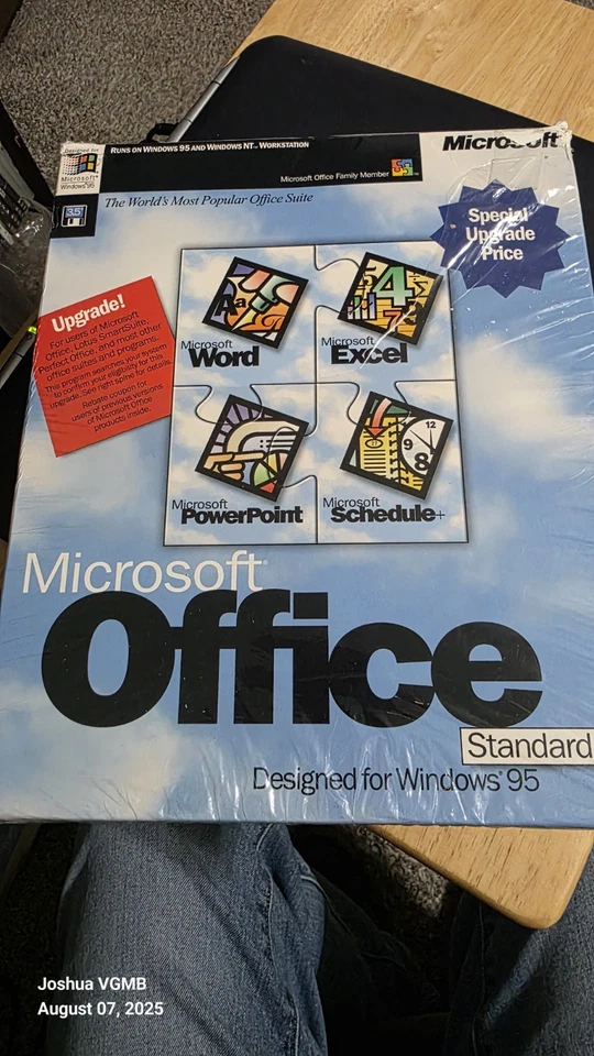 Microsoft Office Standard para Windows 95 - Completo con caja y discos (probado) Foto 4 de 4
